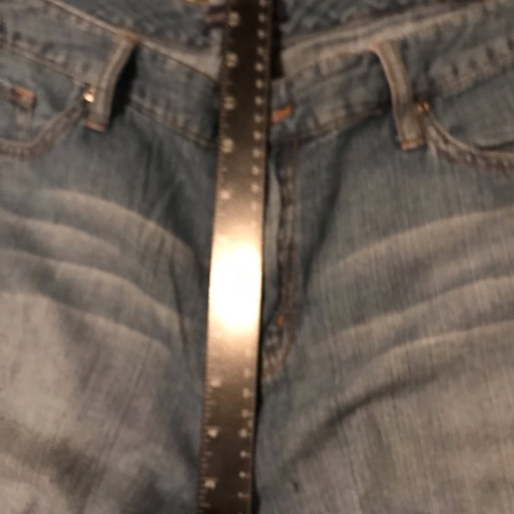 Boston Proper size 12 wide leg lightweight denim capri medium wash with stretch - Picture 6 of 8